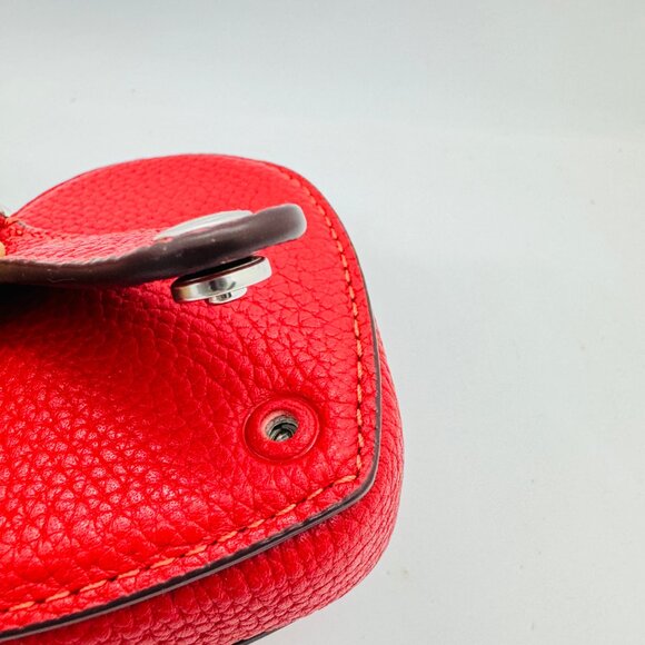 COACH Heart clip on zip coin purse - Sport red (Defective) - Picture 6 of 6